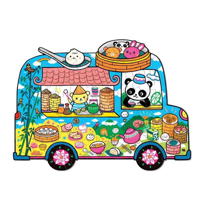 Dumpling Truck 75 Piece Scratch and Sniff Puzzle