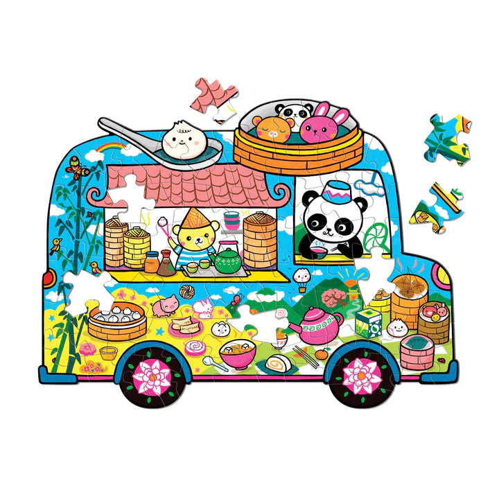 Dumpling Truck 75 Piece Scratch and Sniff Puzzle