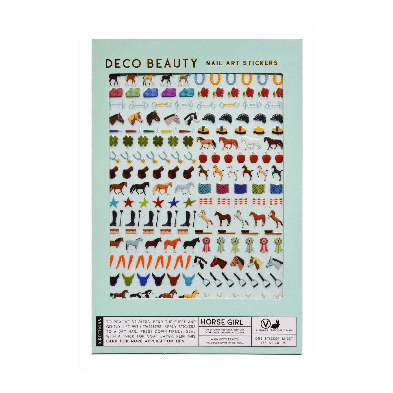 Horse Girl Nail Stickers
