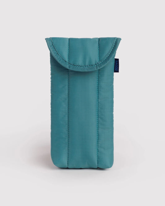 Peacock Baggu Puffy Glasses Sleeve