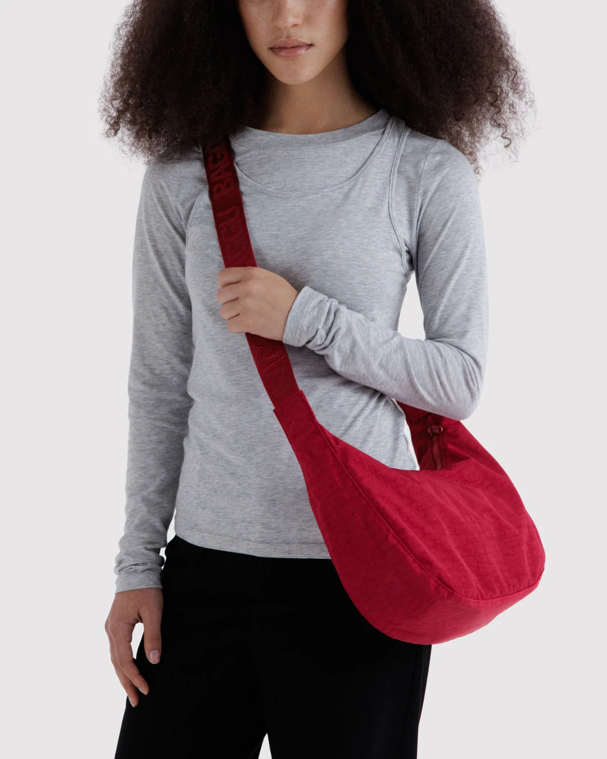 Cherry Medium Crescent Baggu