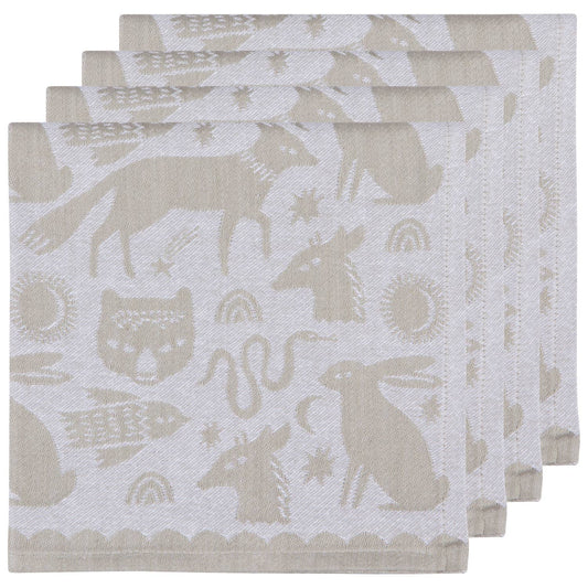 Timber Woven Cotton Jacquard Napkins