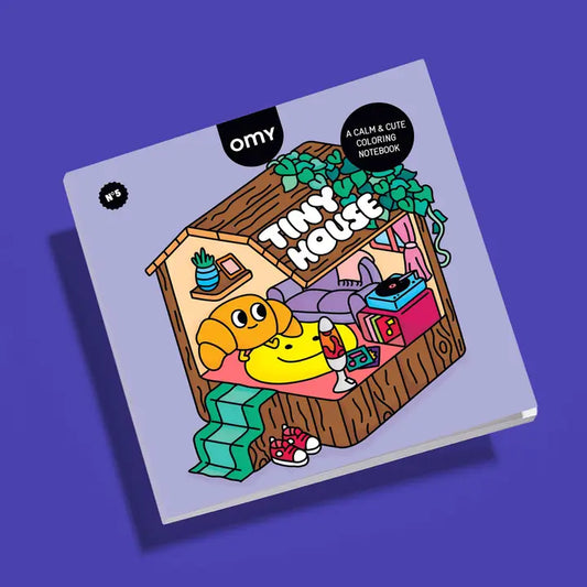 Cozy Art Tiny House Coloring Book