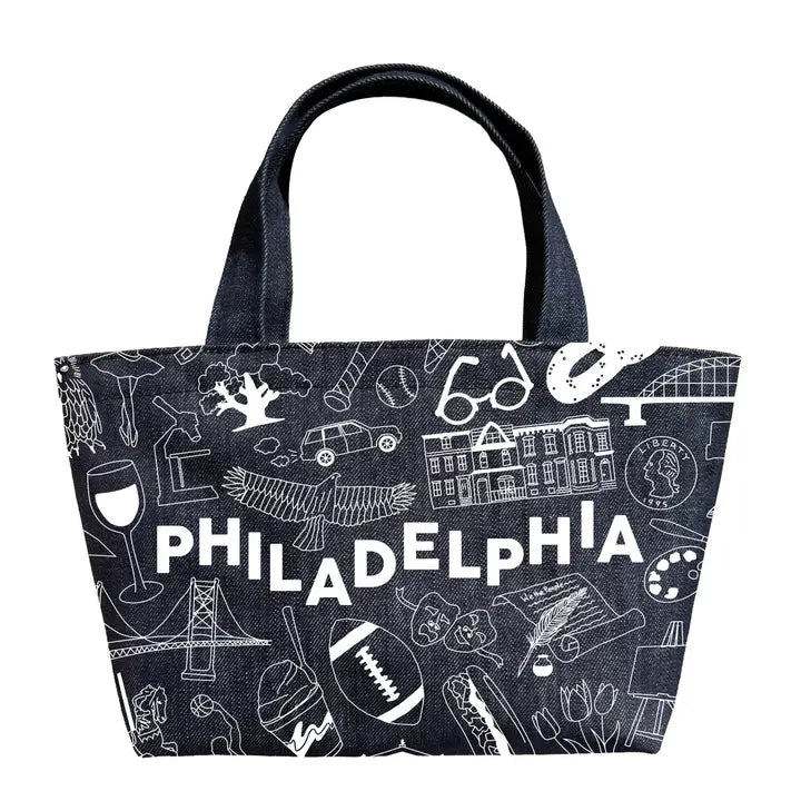 Philadelphia Iconic Mini Tote