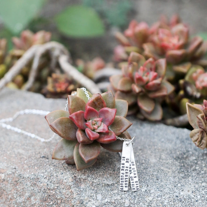 Be Fearless in the Pursuit Necklace