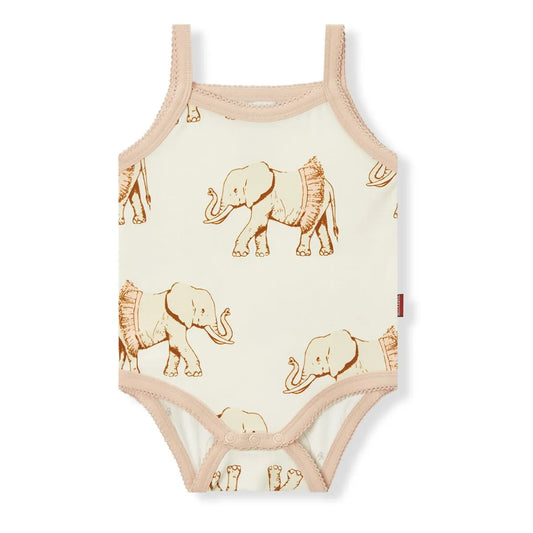 Tutu Elephant Stretch Sleeveless Onesie