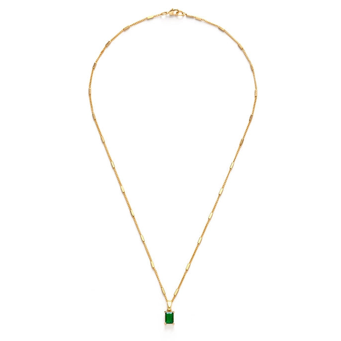 Emerald Drop Necklace