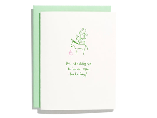 Epic Birthday Animals Card