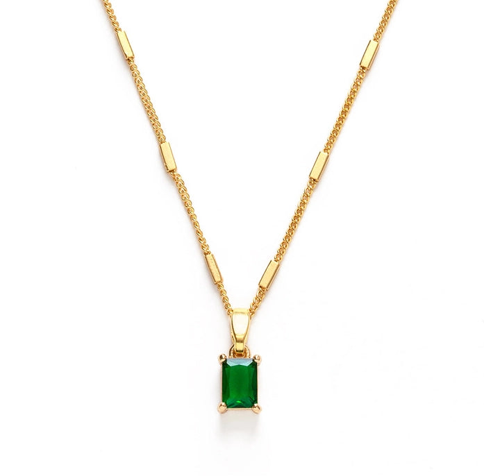 Emerald Drop Necklace