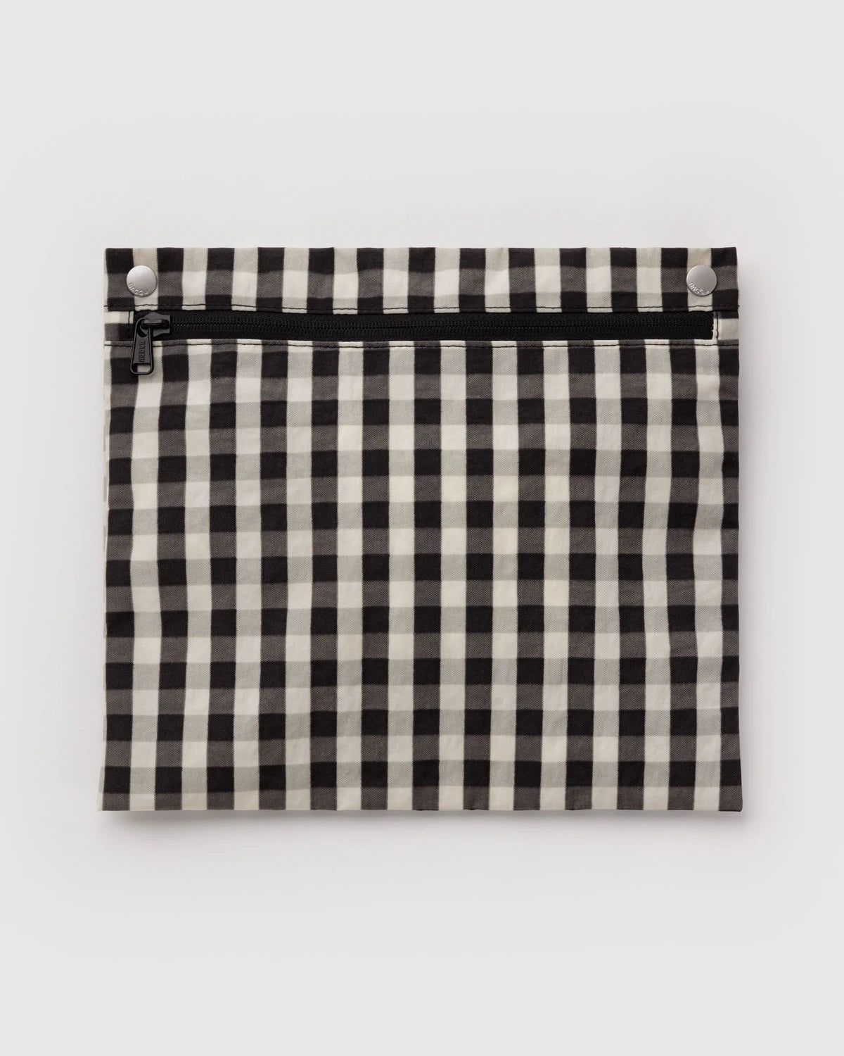 Black & Cream Gingham Cloud Carry On Bag