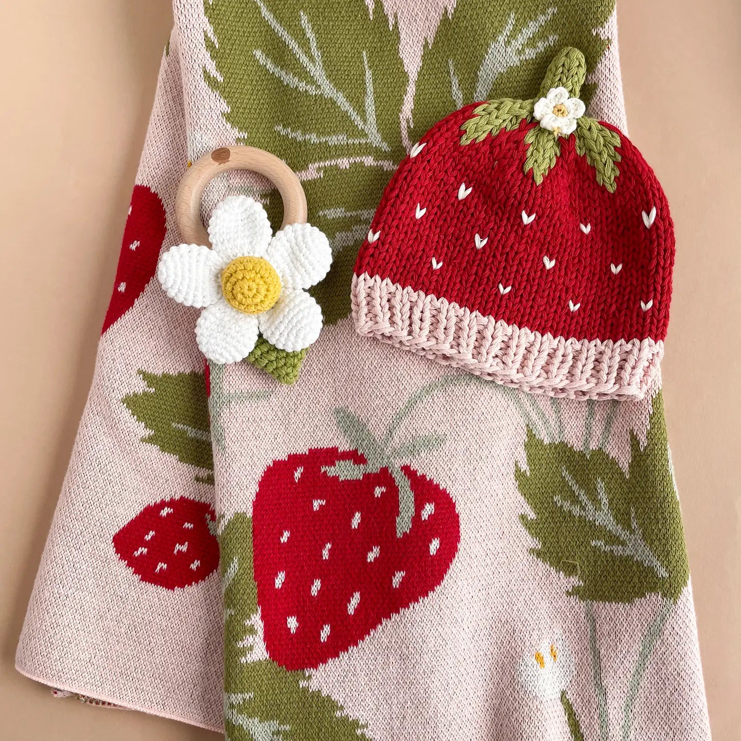 Cotton Strawberry Hat