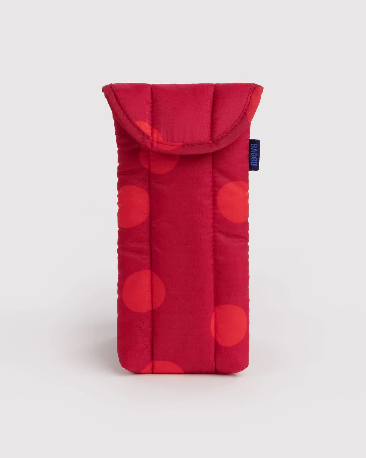 Red Polka Dot Baggu Puffy Glasses Sleeve