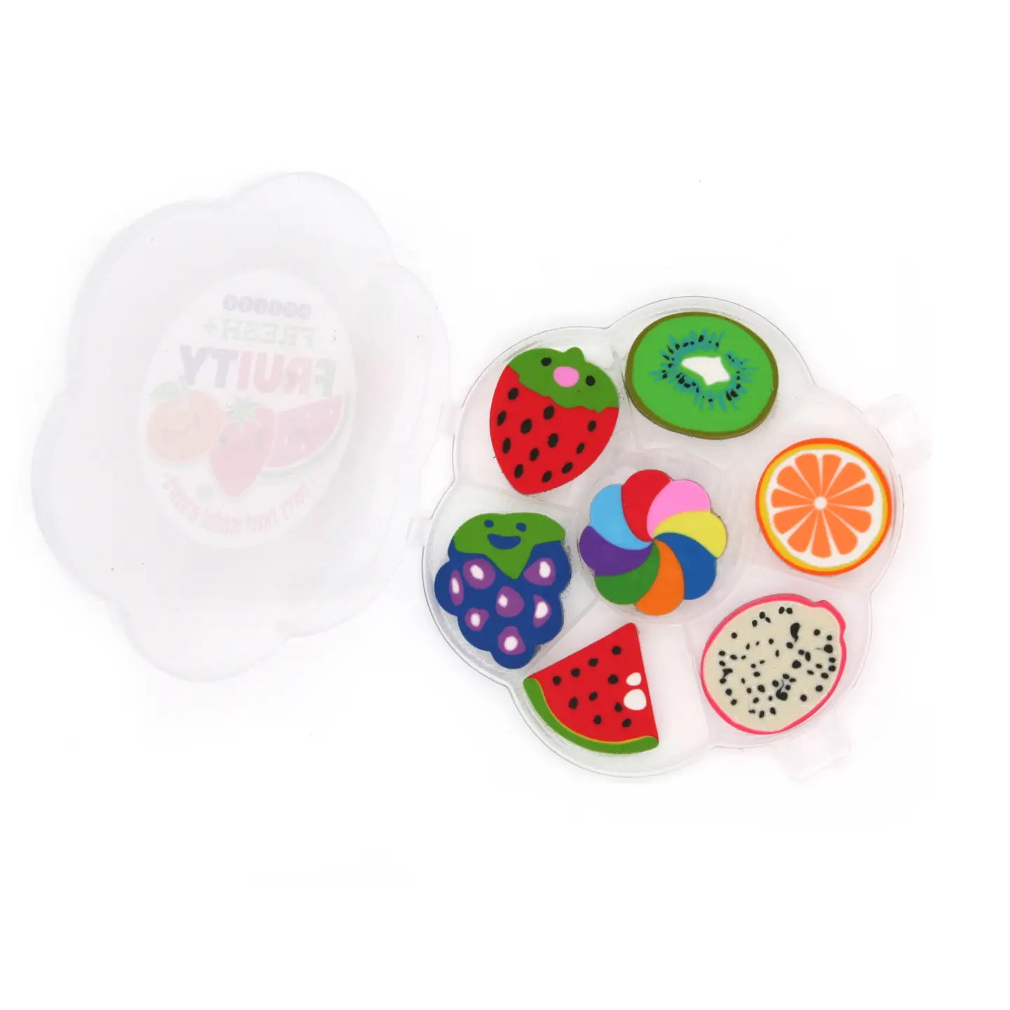 Fresh and Fruity Scented Eraser Set