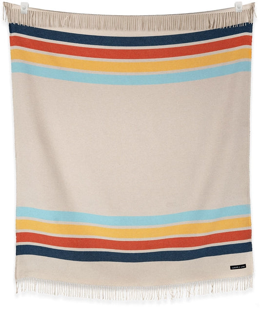 Camp Coast Throw Blanket