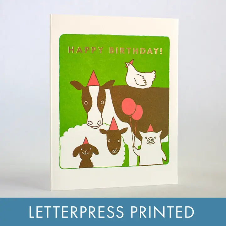 Farm Friends Birthday Card - Ali's Wagon