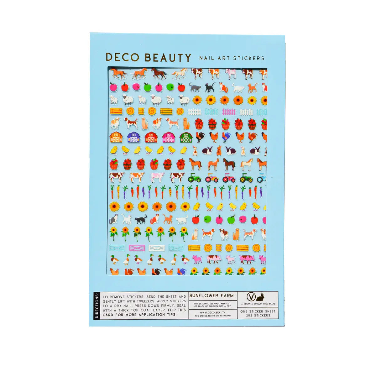 Sunflower Farm Nail Stickers