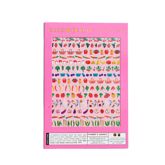 Farmers Market Nail Stickers