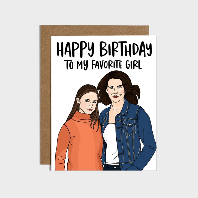 Gilmore Girls Bday Card