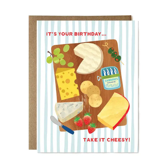 Take It Cheesy Birthday Card