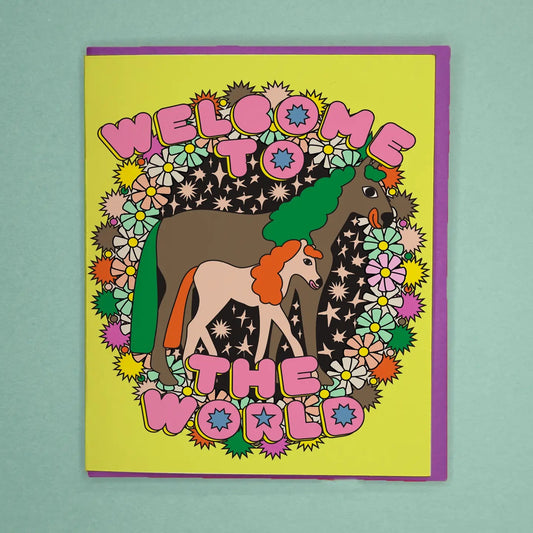Welcome to the World New Baby Card