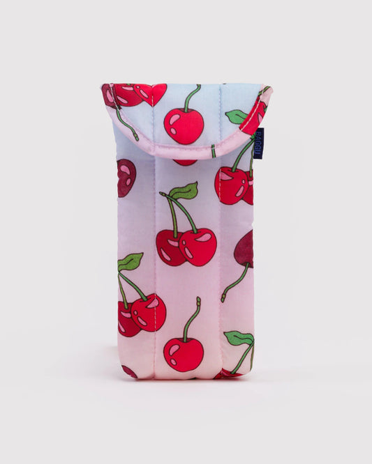 Cherries Baggu Puffy Glasses Sleeve