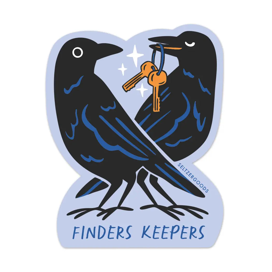 Finders Crow Sticker