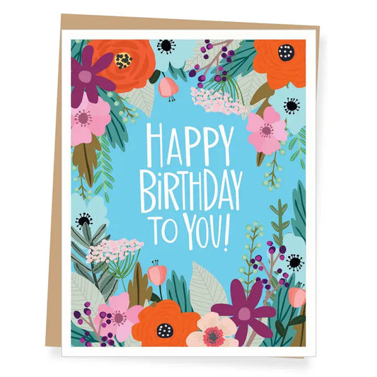 Floral Birthday Card