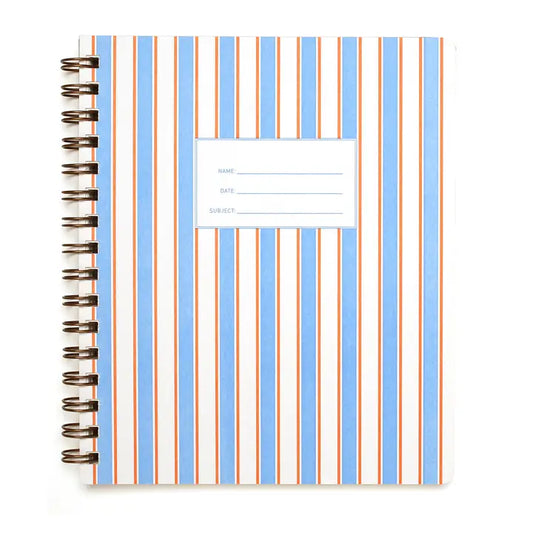 French Stripes Spiral Notebook