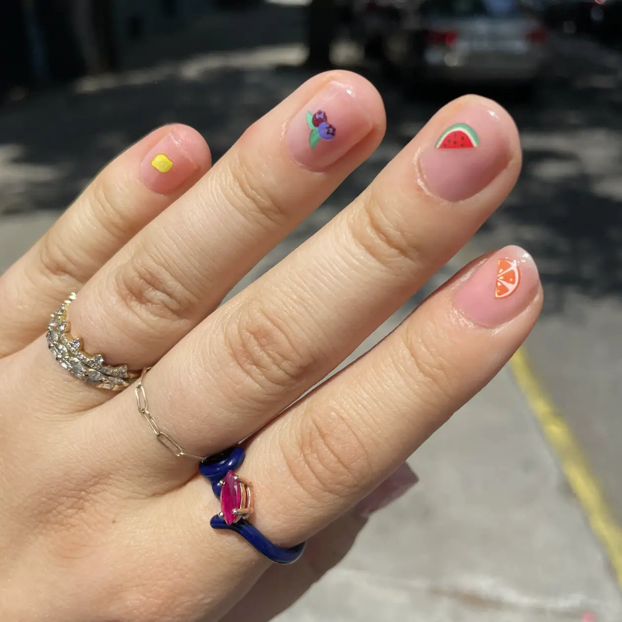 Fruit Salad Nail Stickers