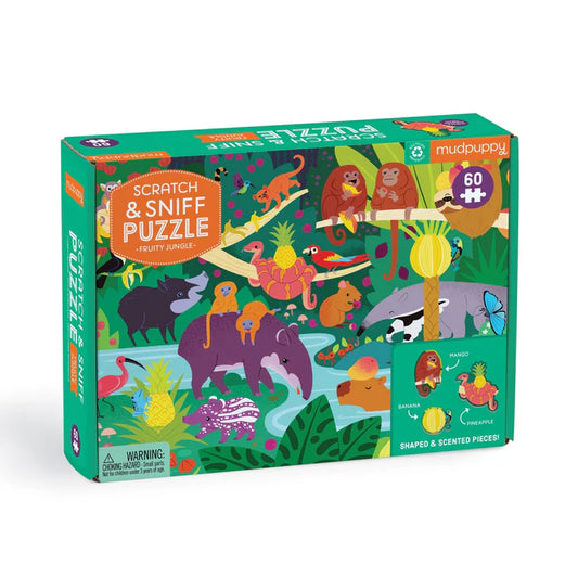 Fruity Jungle 60 Piece Scratch and Sniff Puzzle