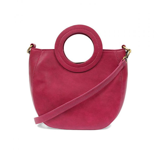 Fuchsia Coco Circle Handle Purse