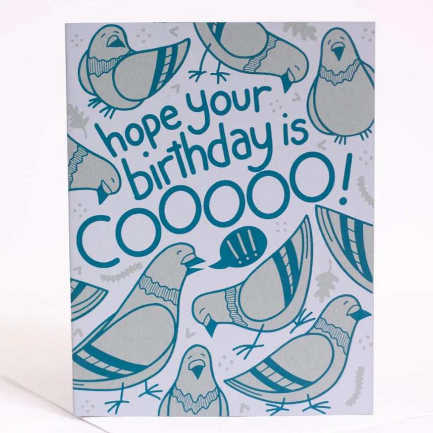 Pigeon Birthday Card - Ali's Wagon
