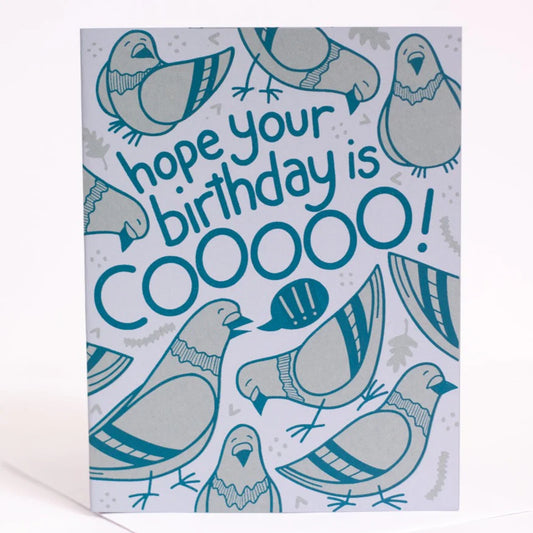 Pigeon Birthday Card - Ali's Wagon