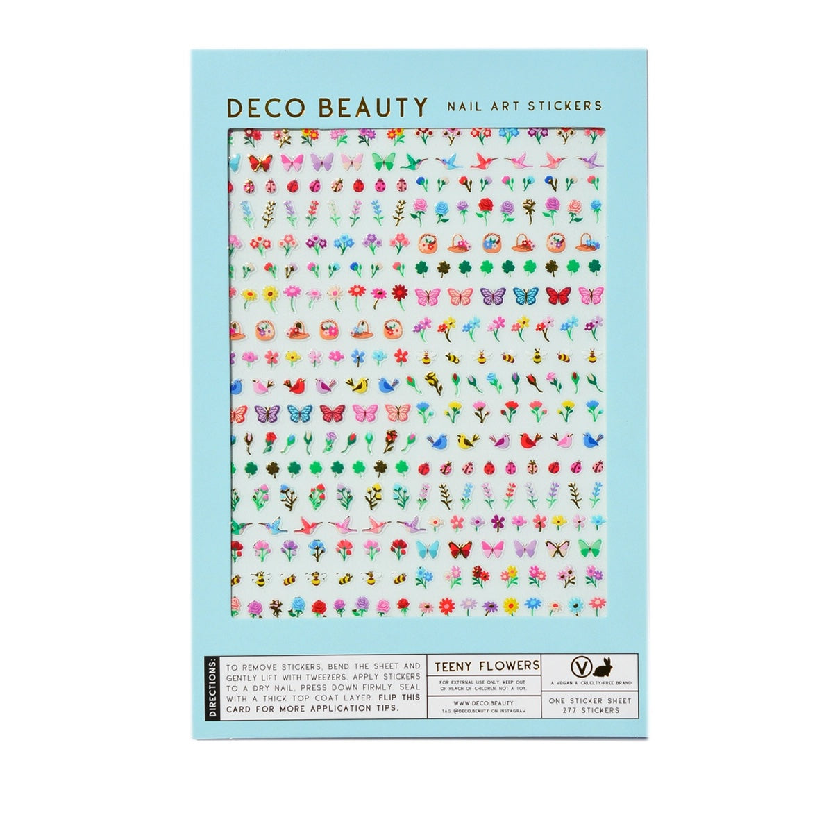 Teeny Flowers Nail Stickers
