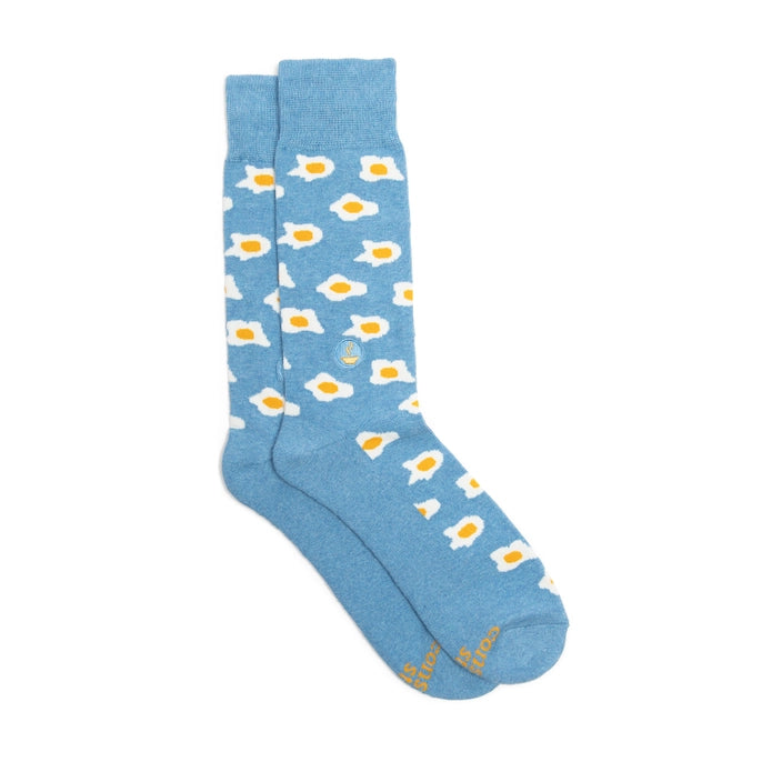 Socks That Provide Meals (Blue Eggs)