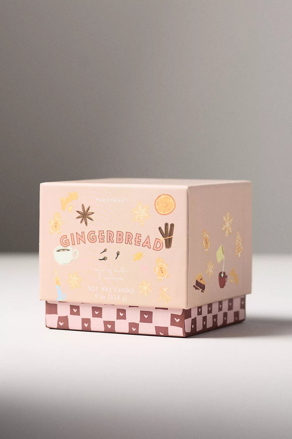 Gingerbread Bistro Ceramic Candle