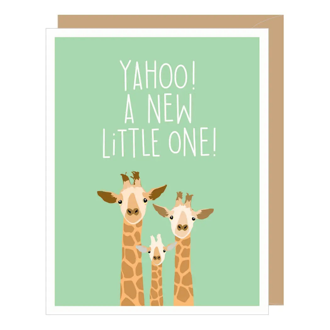 Giraffe New Baby Card