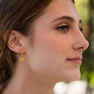 Gold Tiny Bee Stud Earrings
