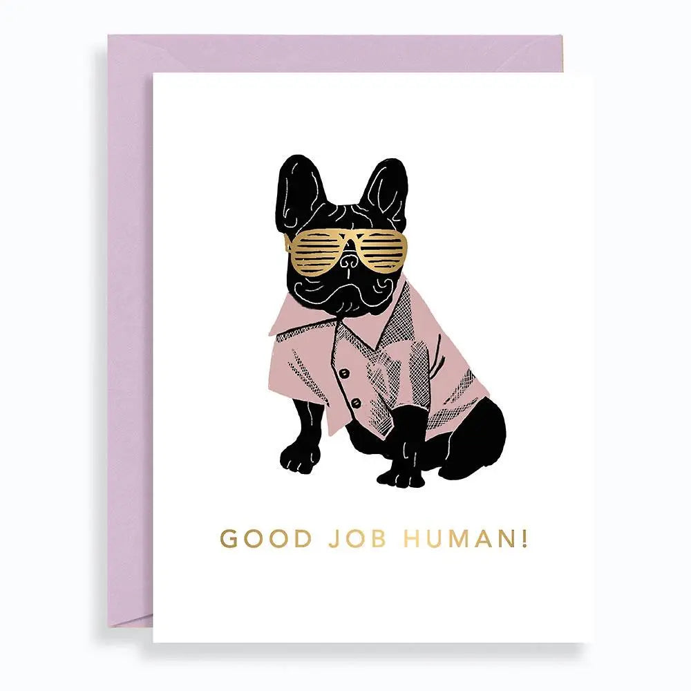 Good Job Human Congratulations Card