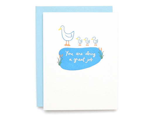 Good Job Duck Greeting Card