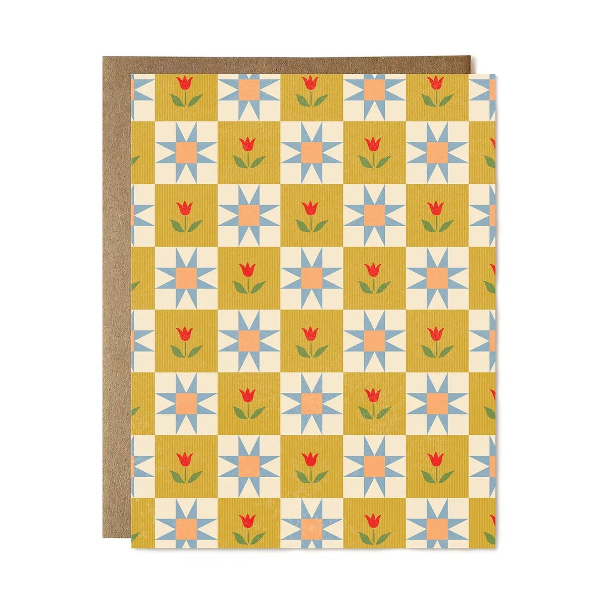 Tulip Quilt Card - Ali's Wagon
