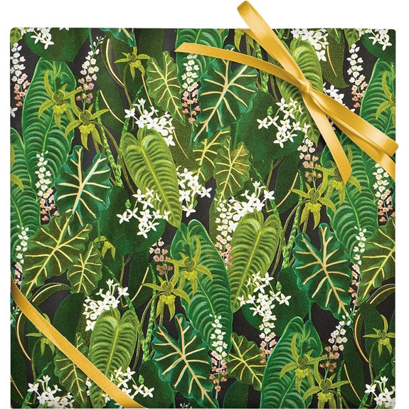 Greenery Leaf Stone Wrapping Paper