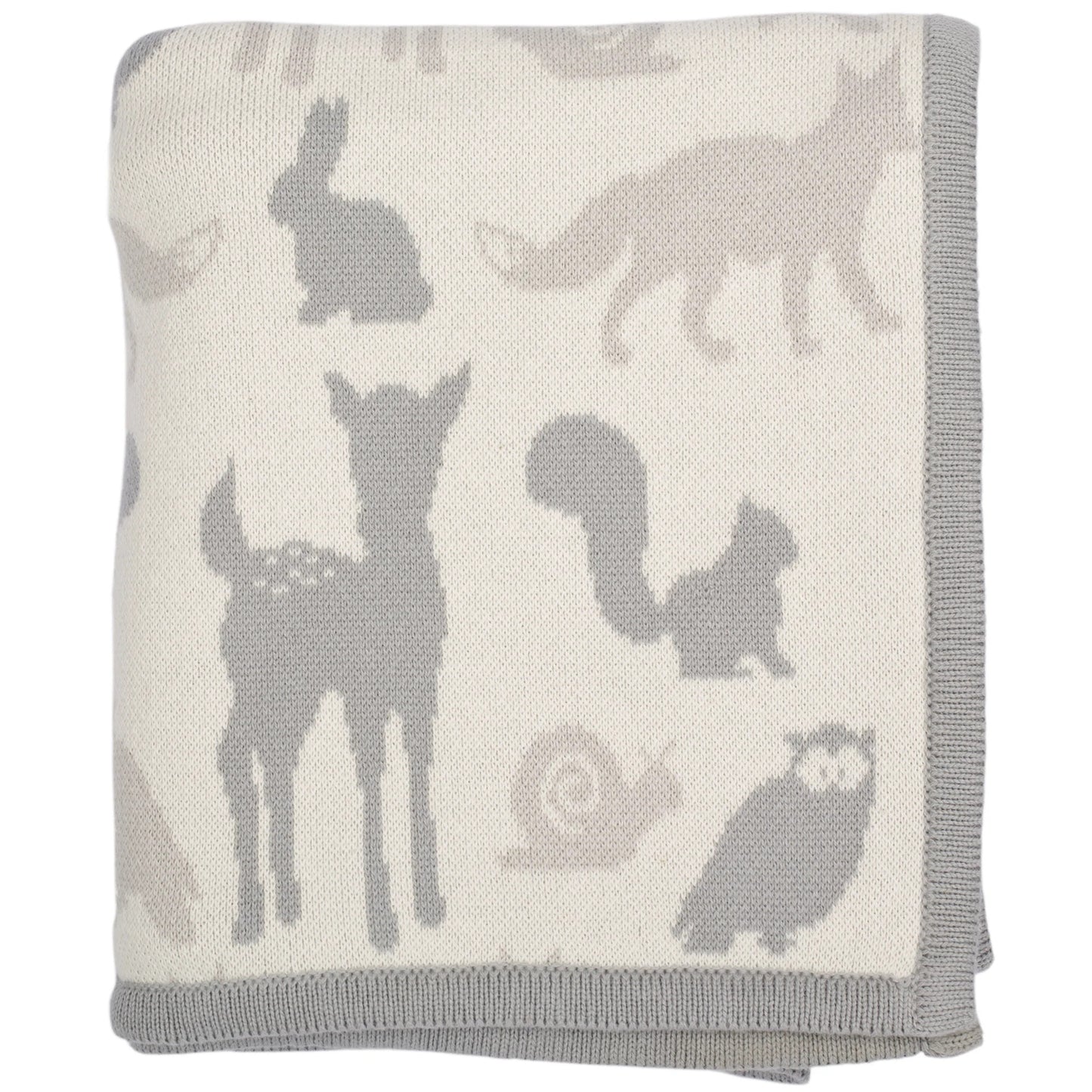 Woodland Animals Baby Blanket