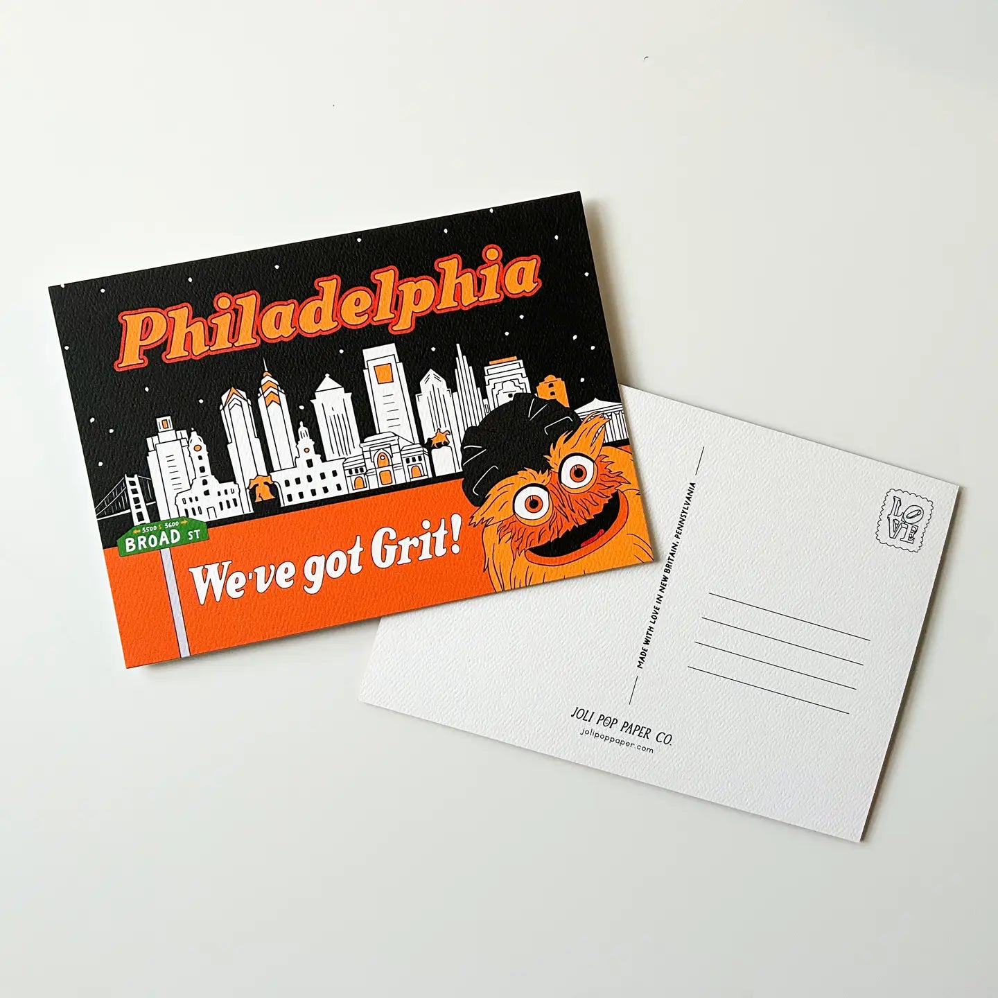 City With Grit Philly Postcard