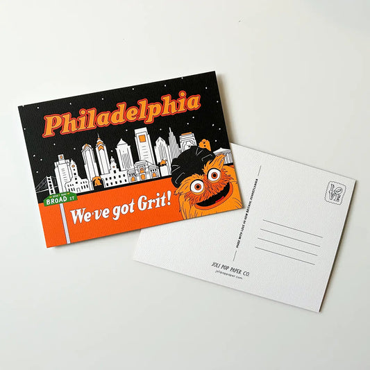City With Grit Philly Postcard