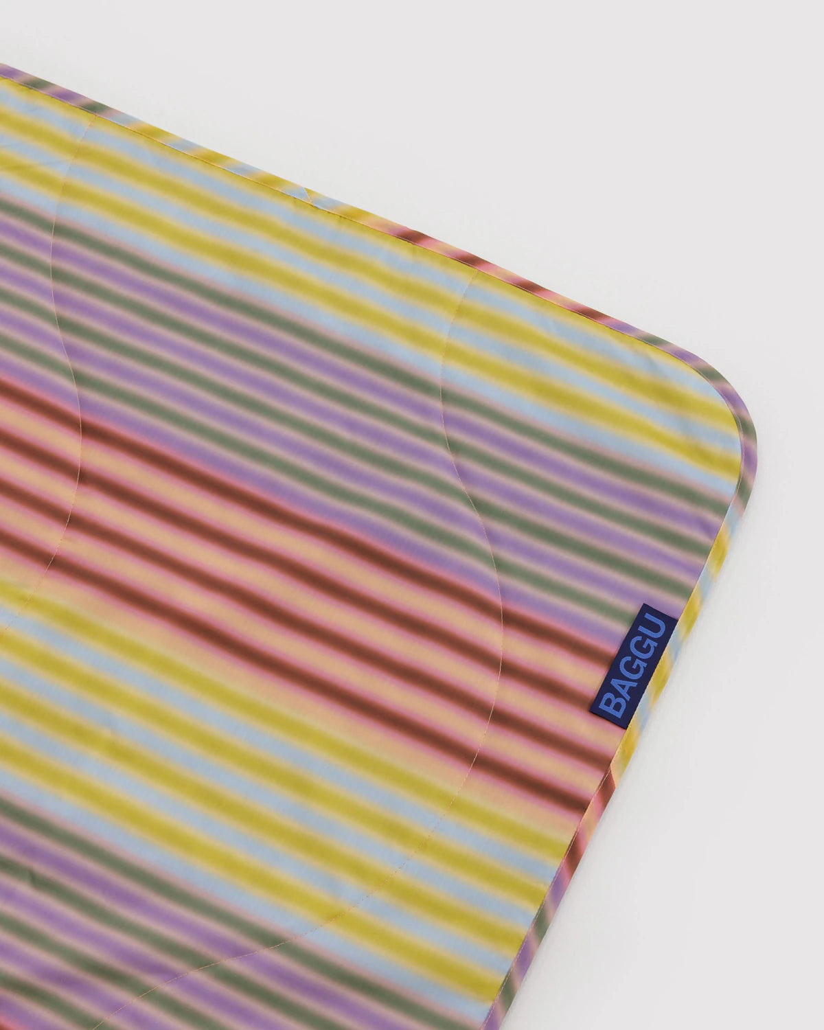 Gradient Stripe Baggu Puffy Picnic Blanket