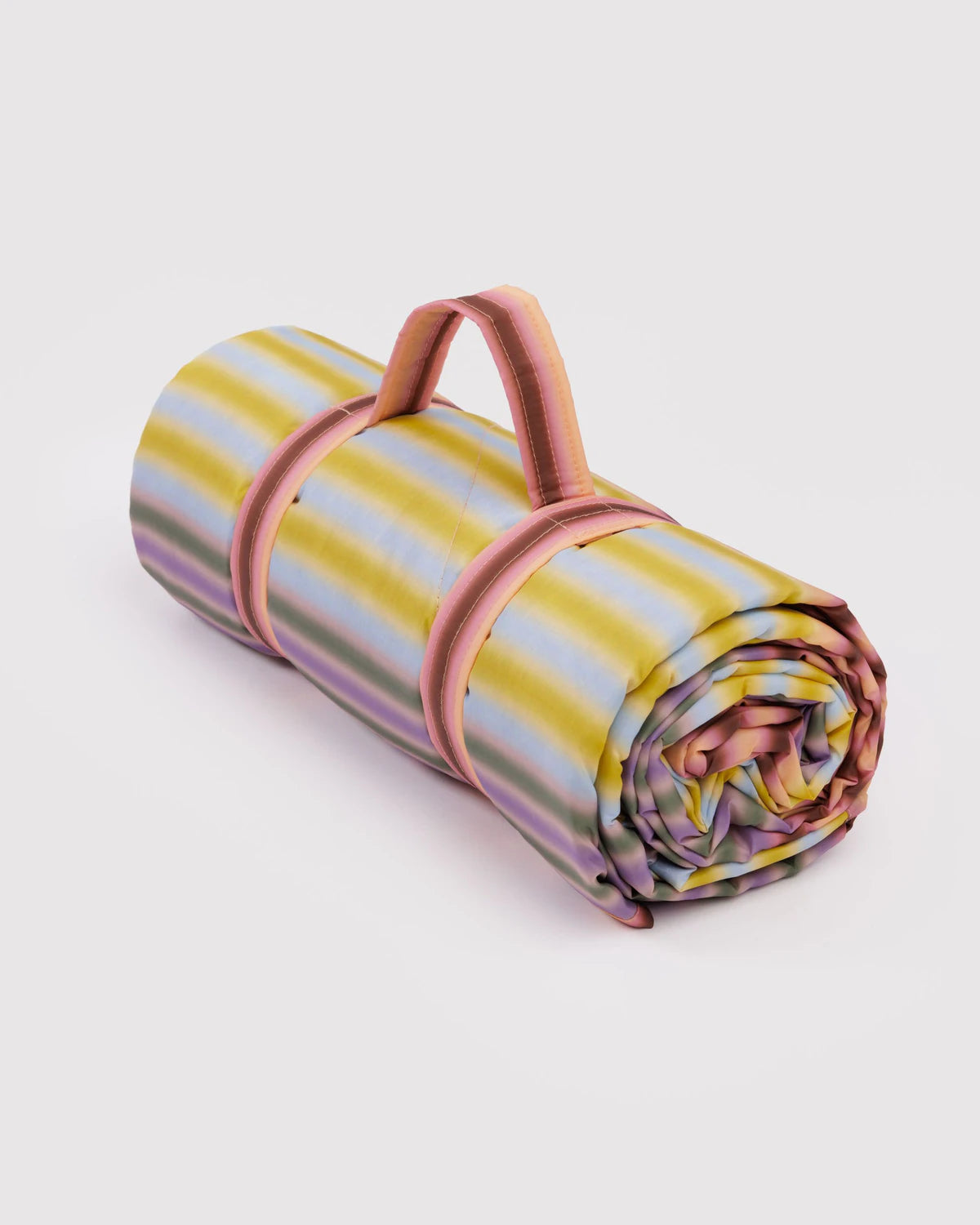 Gradient Stripe Baggu Puffy Picnic Blanket