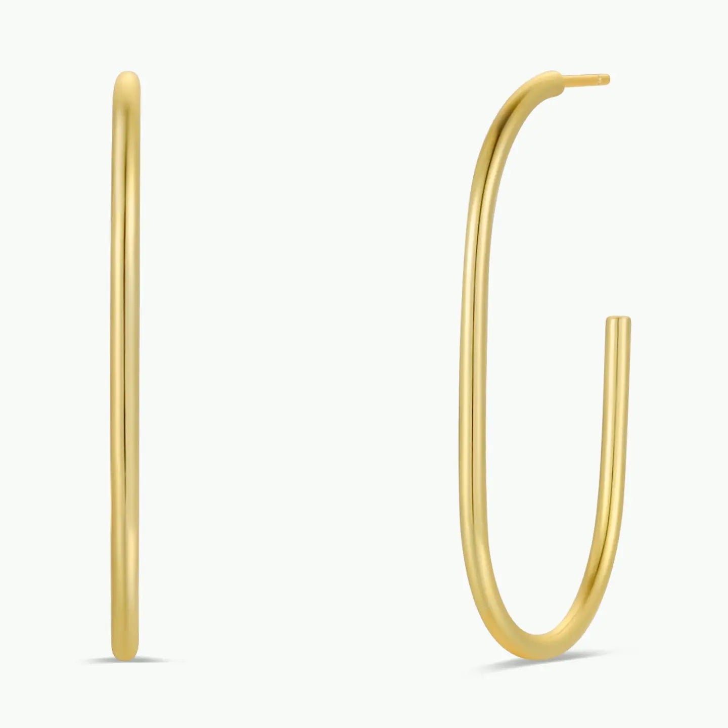 Large Open Gold Hoop