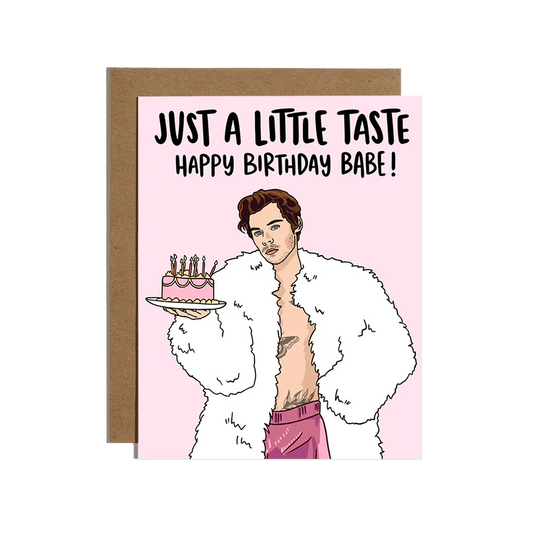 Just A Little Taste Harry Styles Card