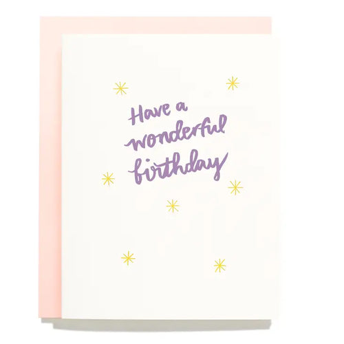 Have a Wonderful Birthday Card